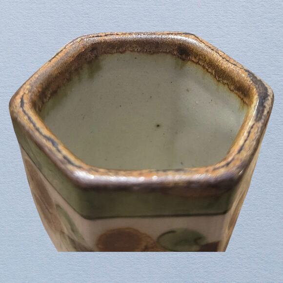 Mexico Hand Painted Pottery,Toothpick Holder,Shot Glass - Picture 9 of 9
